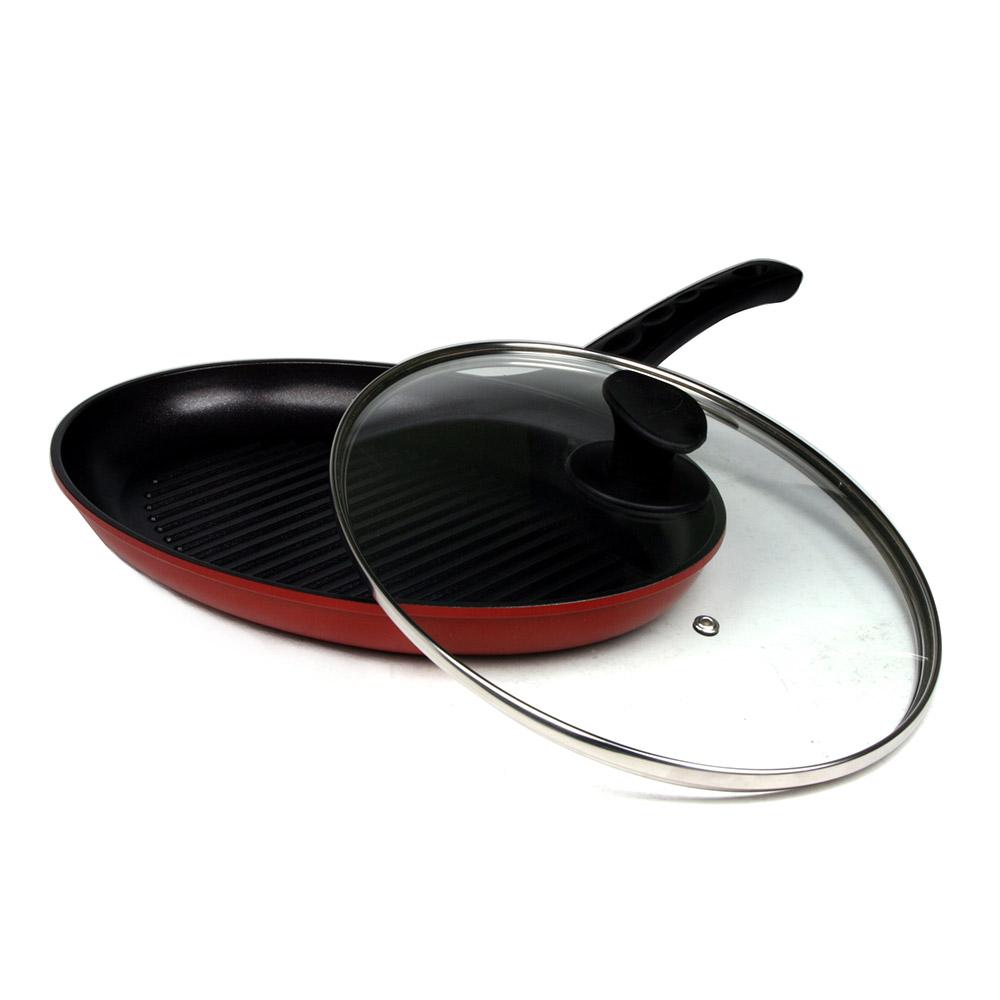 WIDE GRILL PAN 35CM COOKWARE