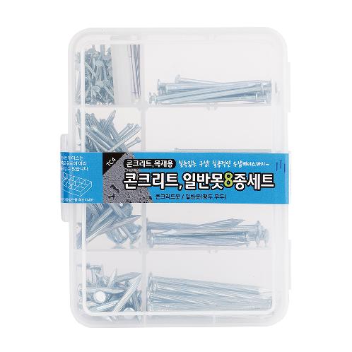 MYTOW 8 kinds of Concrete Screw and Regular Screw set - 10 x 15 x 4 cm 330 Screws Each per 1 set