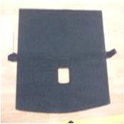 Car interior trunk board mould