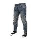 full image BBJ JEDI R Rider Black Jean Unique Design Skinny Denim Hip / Knee Pad Fashion