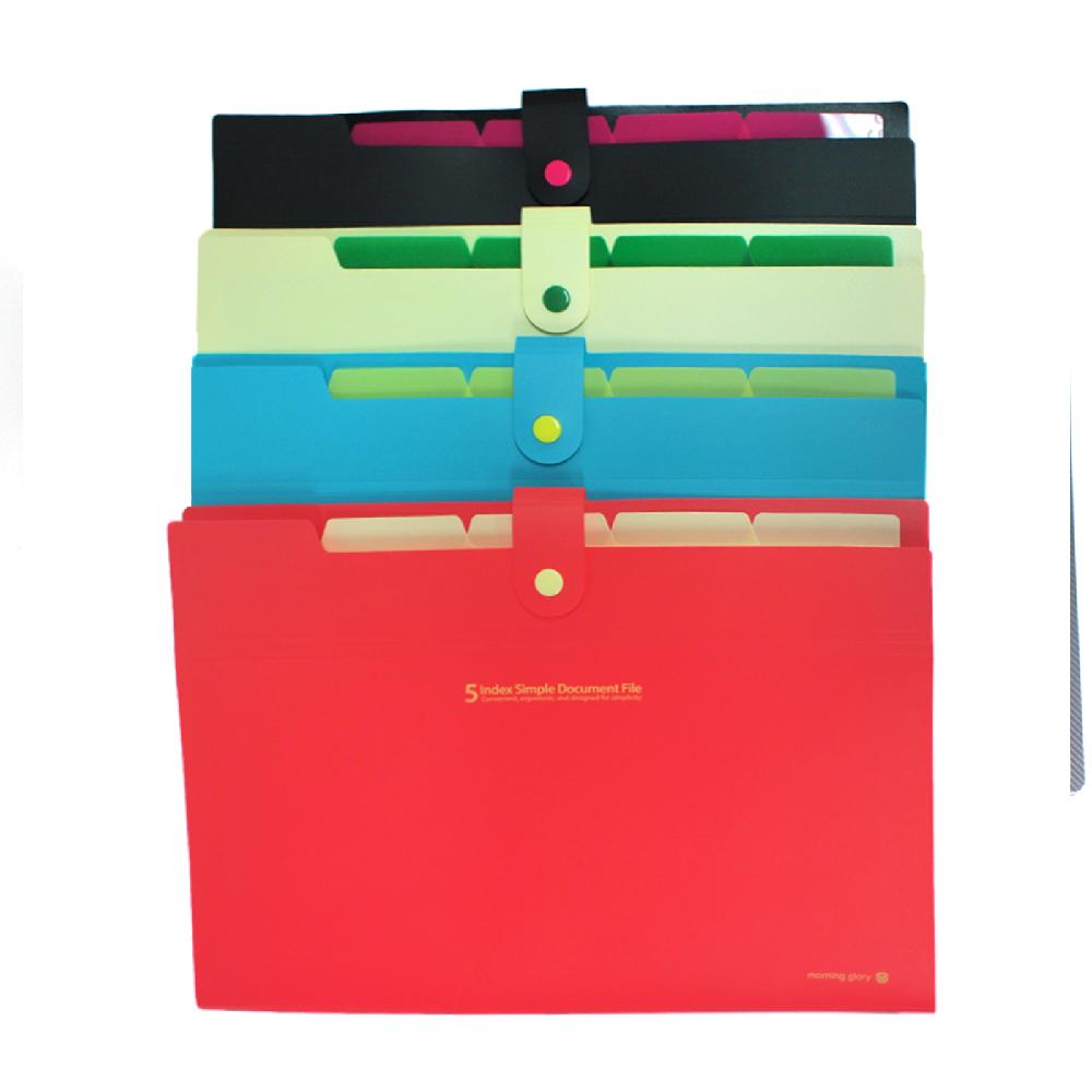 Morning Glory Simple Document File/Stationary (5parts) 4Color JP