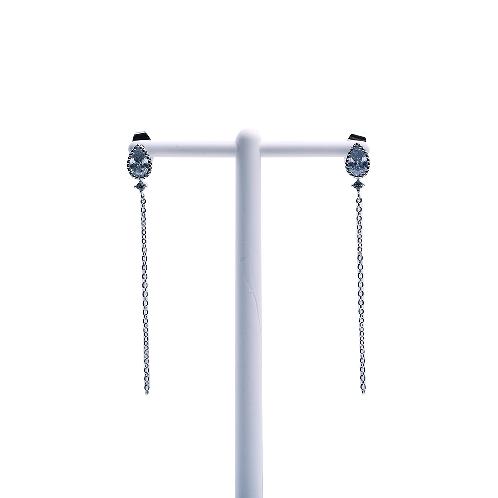 MUAH tear drop stone with dropped chain with unique special material base in a completely new style