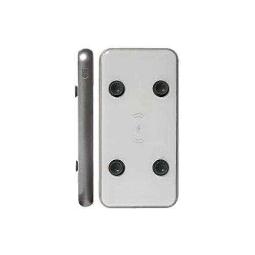 Octocell 5000mAh Wireless Dual USB Quick Charge Power Bank / Silver Color
