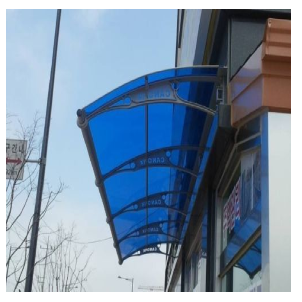 Canopy Door Window Awning adjusted Wall Clear Sheet PCG 39/ 47/ 55 * 25.5inch