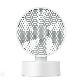 full image Honeycomb net desk fan - 8 inch