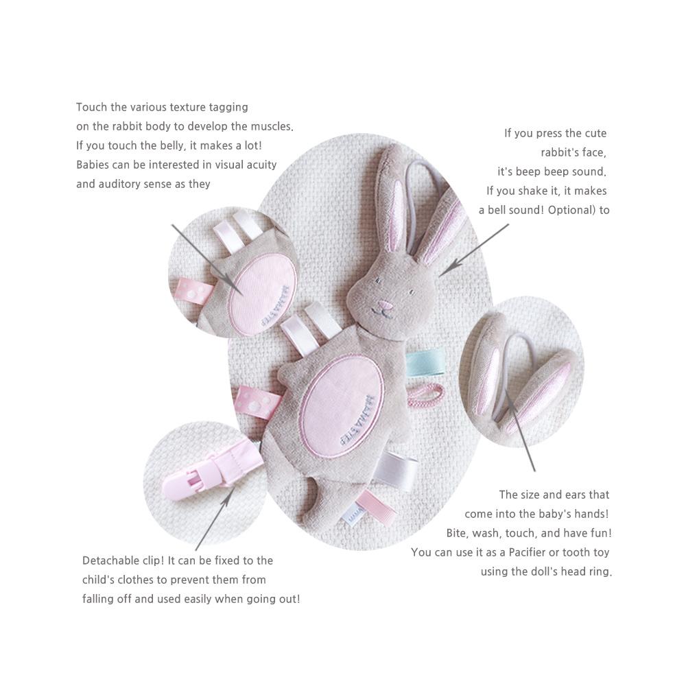 Portable mini sensory comfort "rabbit doll" - a regular opp packaged product (Beep)