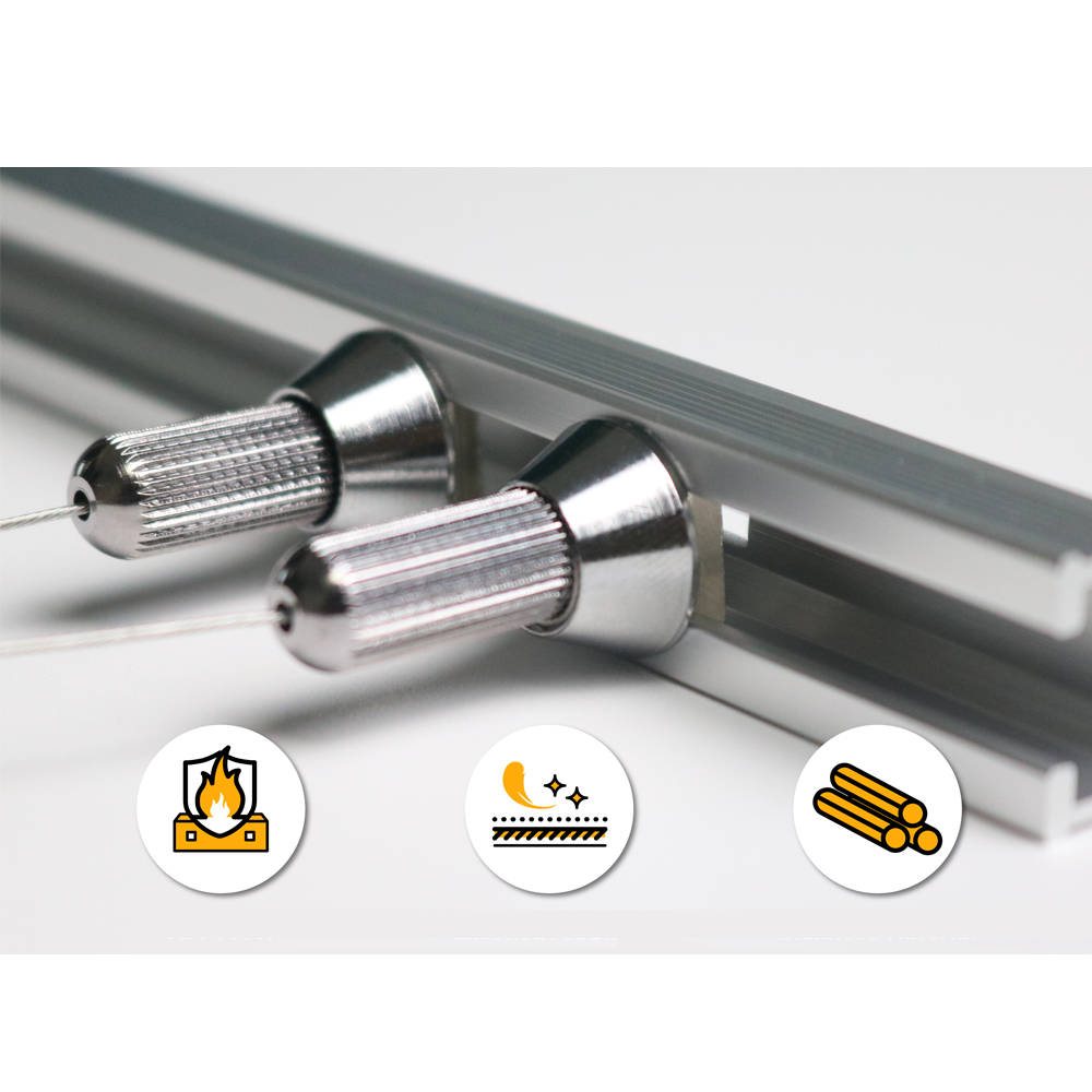 MYTOW DIY Picture Hanging Rail System Set, 6 IN 1 Art Hanging Wall Hanging Kit for Home Décor