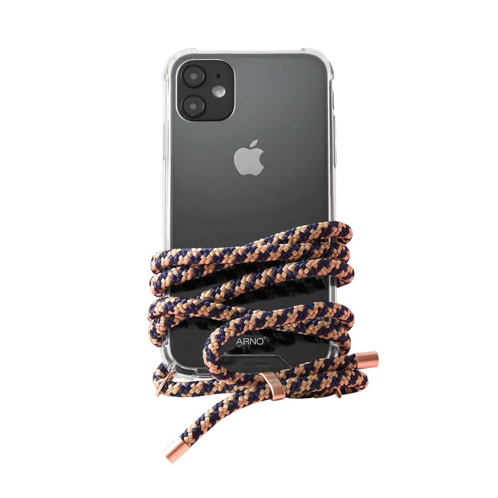 [ARNO Basic] Golden Blue - Crossbody Cell Phone Case and Strap