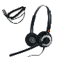 full image IPD IPH-165 Binaural NC Headset wit HIS-02 cable for Avaya IP 1608,1616, 9610, 9620, 9620L, 9620C, 9
