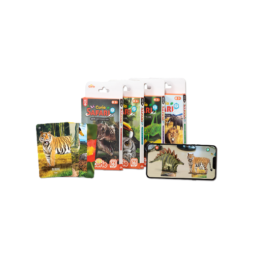 AR Animal Card Game Provider, Playcurio - Curio Safari_AR Animal Card