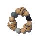full image Korean Wood Teething Ring Company, HINOKI WOODEN RATTLE TOY