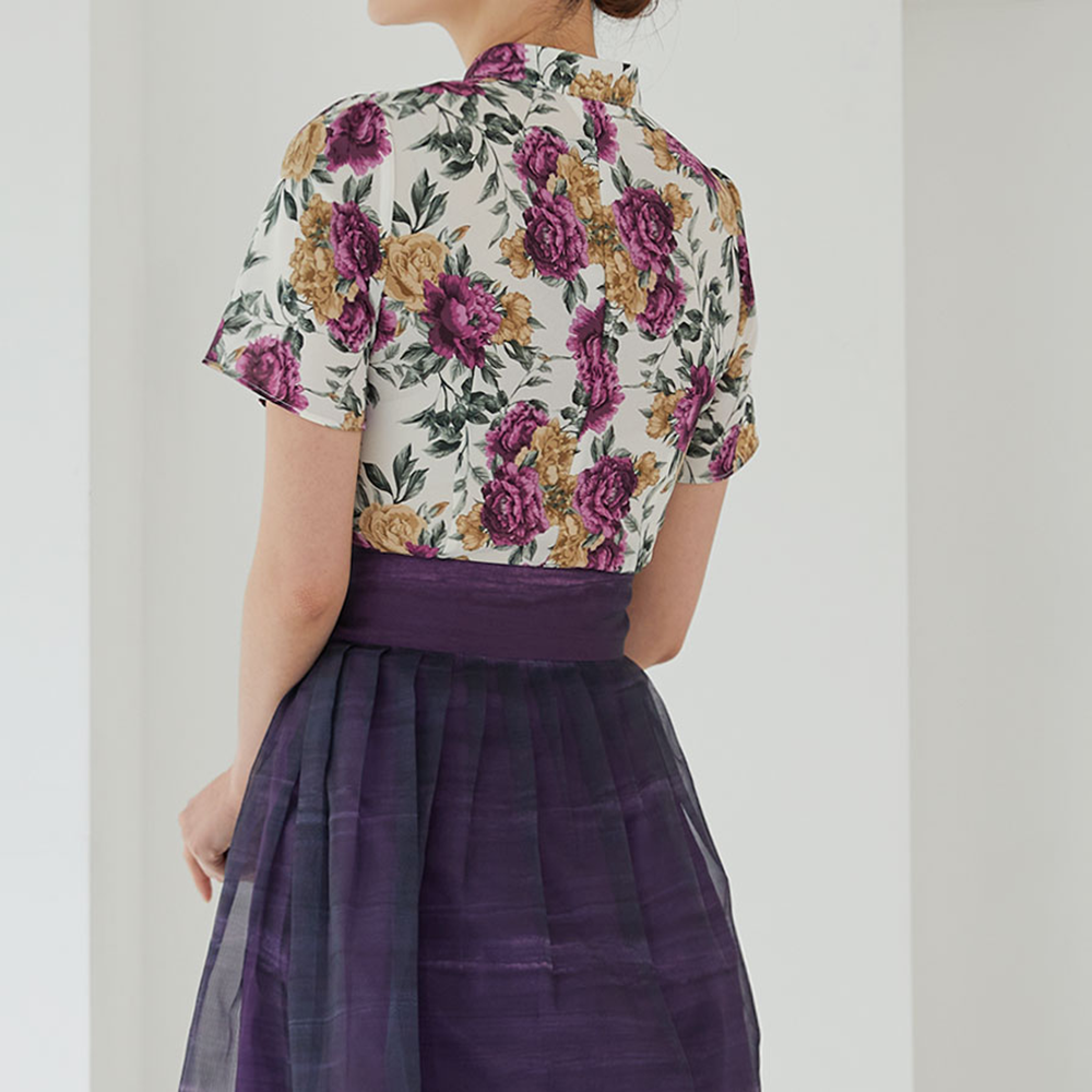 Korean traditional skirt (purple)