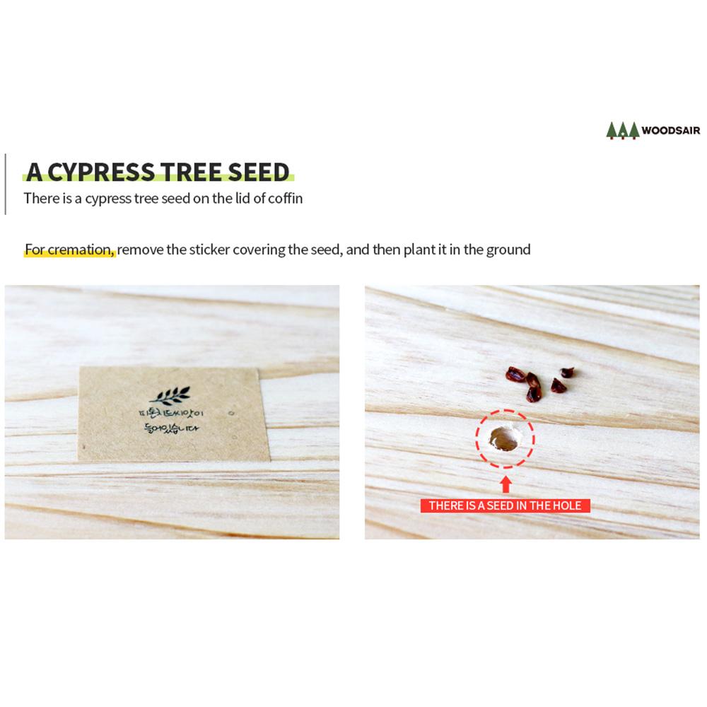 BYEPET Pet wooden coffin for a cremation, natural burial, funeral