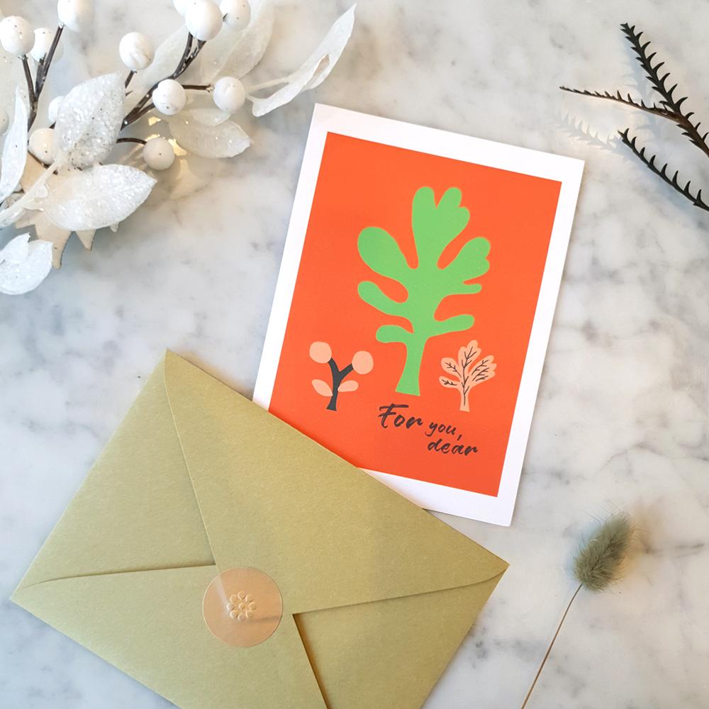 'Platanus' For You Dear Card
