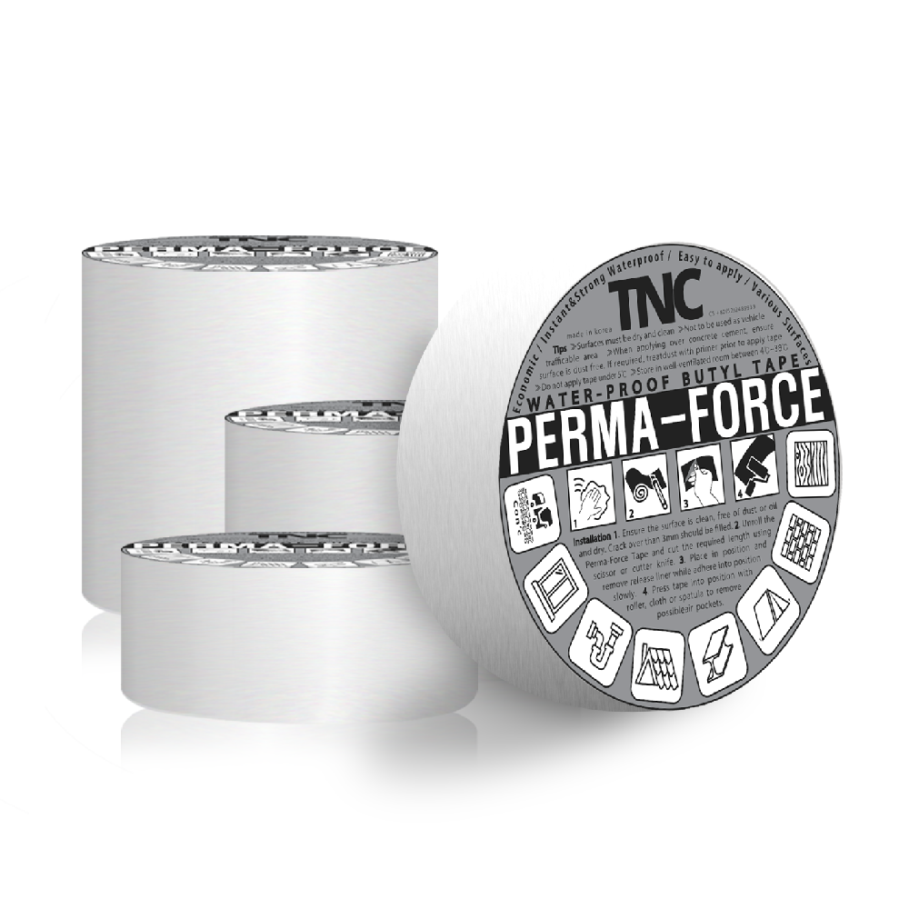 Butyl waterproof tape 7.5cm - silver