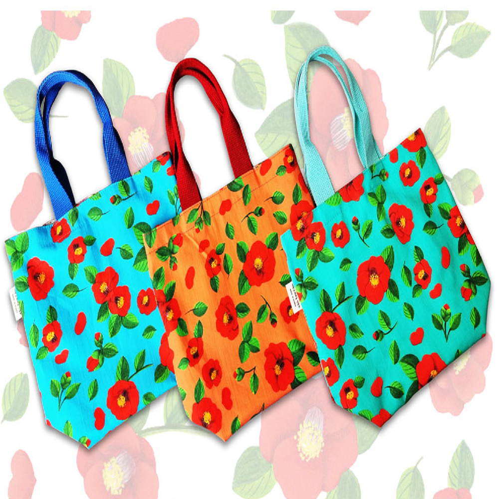 Camellia Pastel Mini Eco Bag