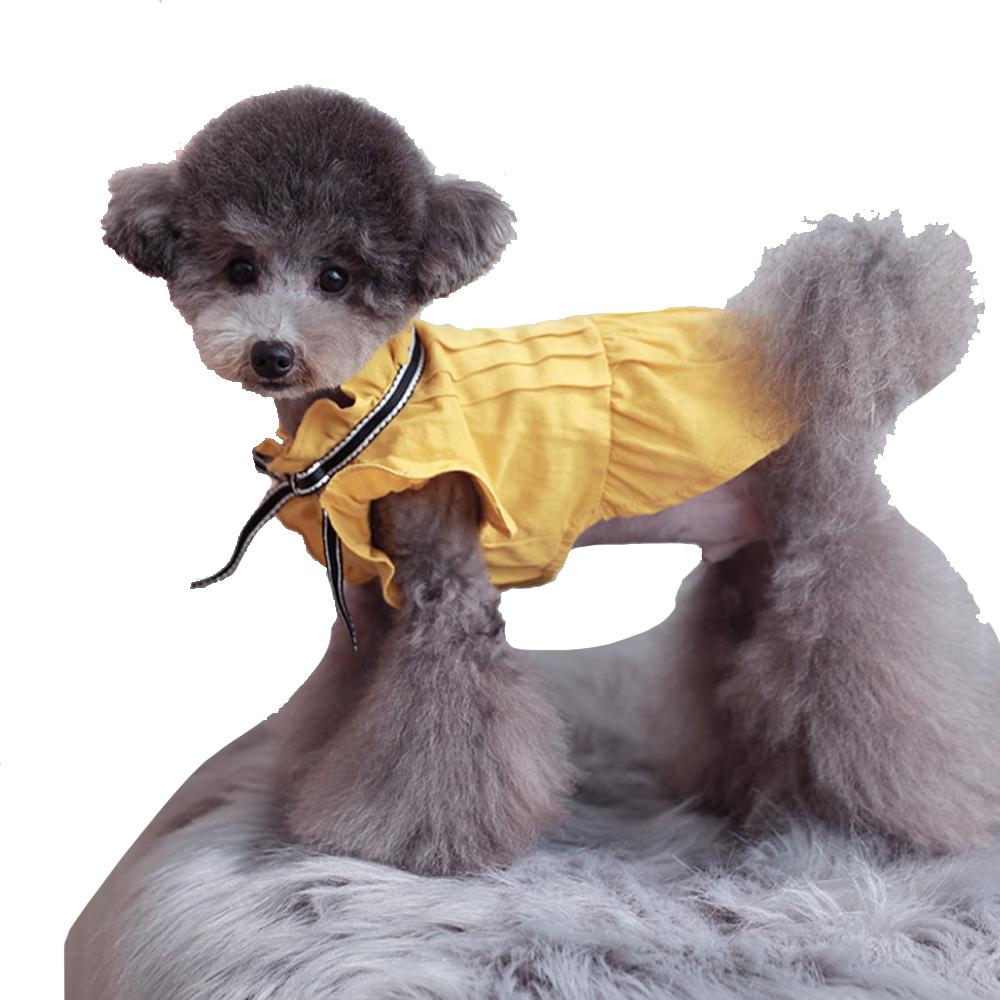 Tint Frill blouses (Yellow / L size)