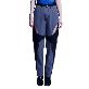 full image Cut-out Coloring Jeans