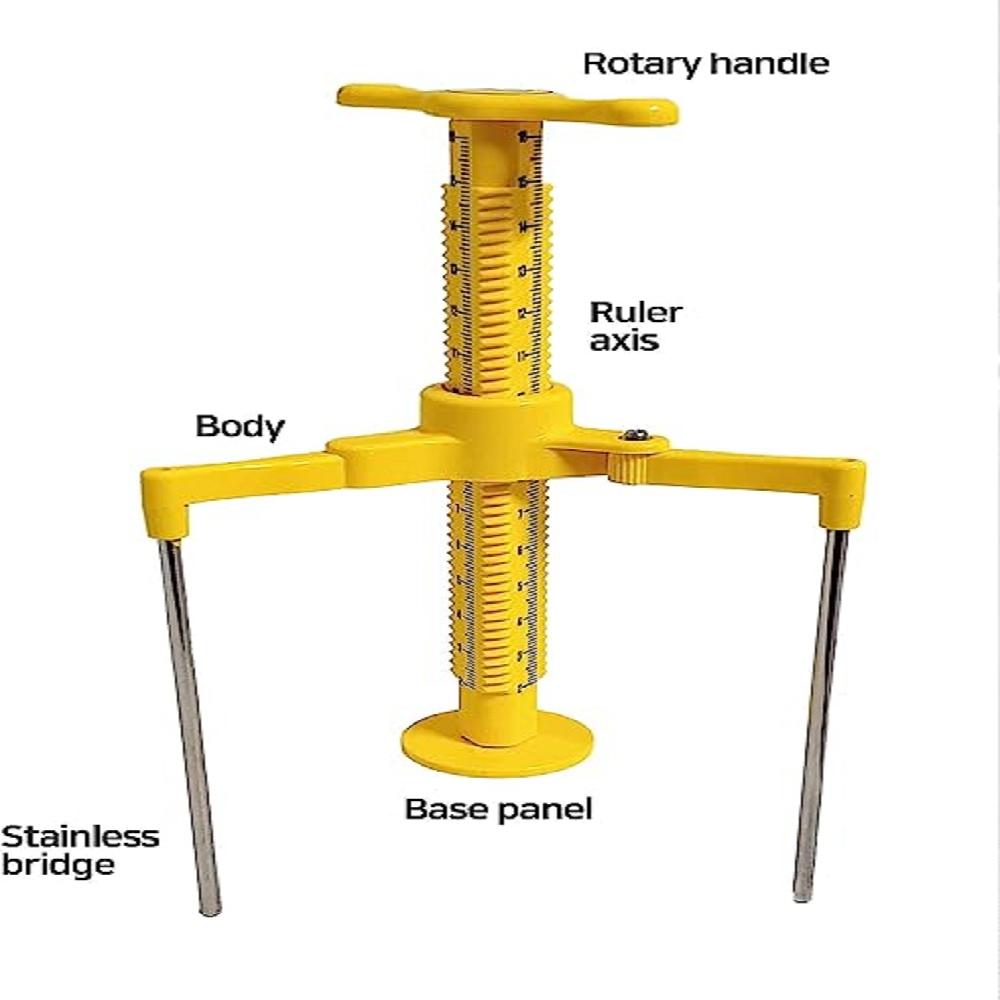Generic Screed Leveling Tripod/PVC box 20EA/ Check Height in Liquid Mortar/Fast and easy to use/The