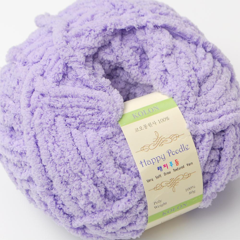 [Misoknit] Happy Poodle, Soft and Luxurious Knitting Yarn Set, Various Color, Easy Care Knit Yarn
