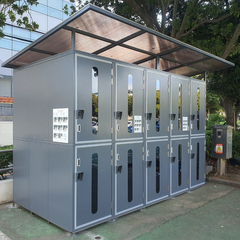 Cabinet bike store equipment