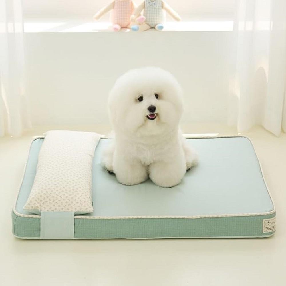 MOONGMING Memory Foam Pet Bed for Summer/All Seasons, Comfortable Bed for Puppies and Dogs, Safe Mat