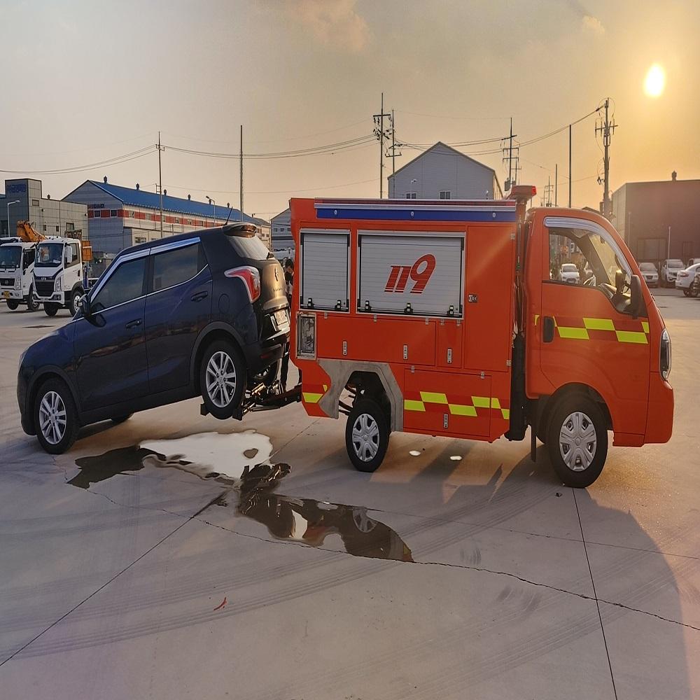 Jinwoo SMC 1ton firefighting vehicle for supperession of fire especialy for electric passenger car