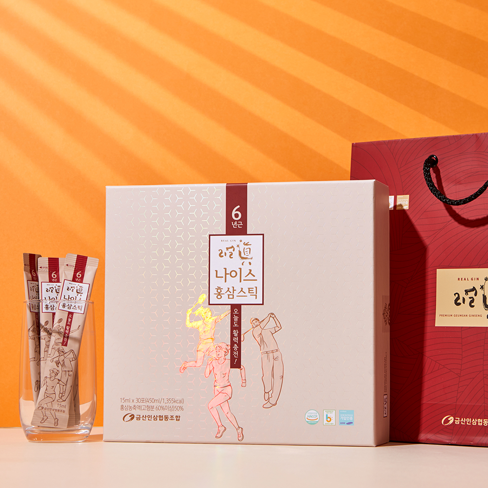 Real Gin Nice red ginseng stick 15ml x 30p