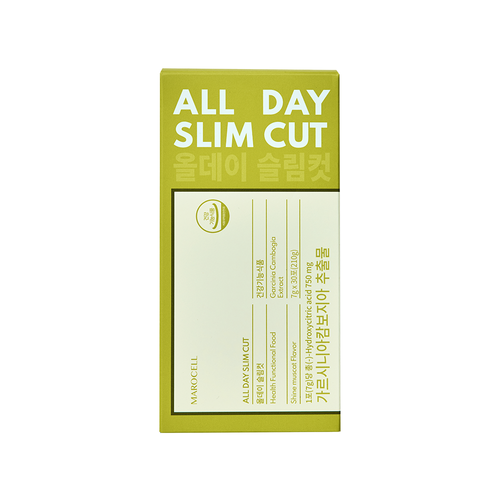 Marocell All day slim cut (cofee/ Grapefruit & Black Tea/Shine muscat), HCA, healthy diet supplement
